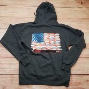 IMSA Hoodie Sweatshirt Mens Gray WeatherTech SportsCar Championship Racing USA